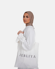 WHITE TOTE BAG